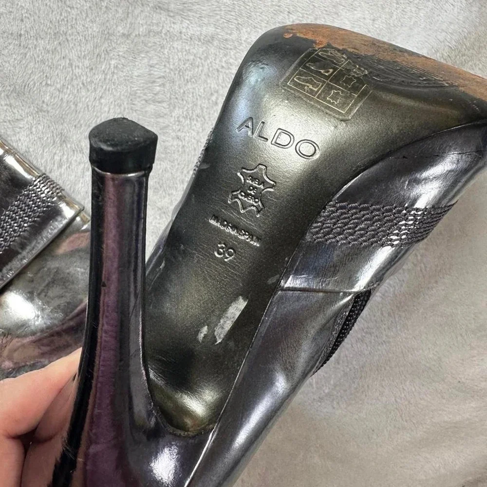 Aldo gunmetal silver